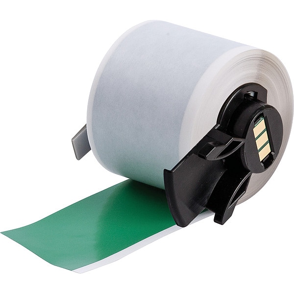 Brady Label, 1 29/32 in W, Outdoor, Green - M6C-1900-439-GR