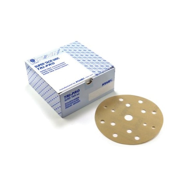 Eagle Abrasives 6IN Tri-Pro Super-Tack Discs 15H -P320, 100PK - 527-0320