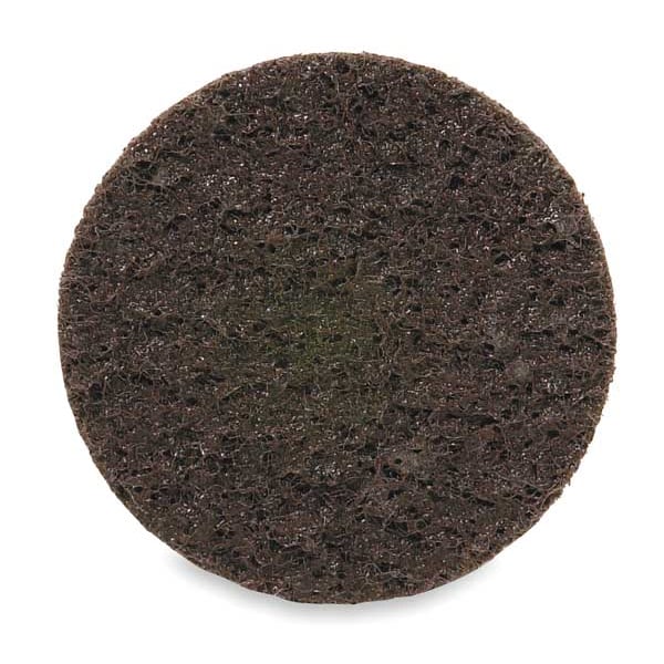 Norton Abrasives Hook-and-Loop Surface Conditioning Disc, 4" Dia, No Hole, Aluminum Oxide, 50 Grit, Non-Woven Type - 66261017382