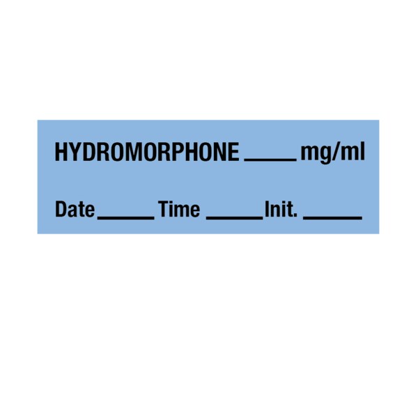 Nevs Tape, Hydromorphone 1/2" x 500" Blue w/Black - SANT-334