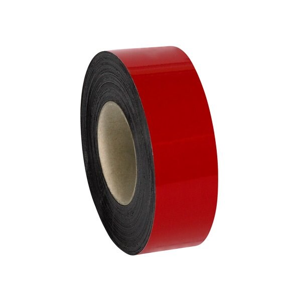 Bsc Preferred 2'' x 50' - Red Warehouse Labels - Magnetic Roll - BUY00019972