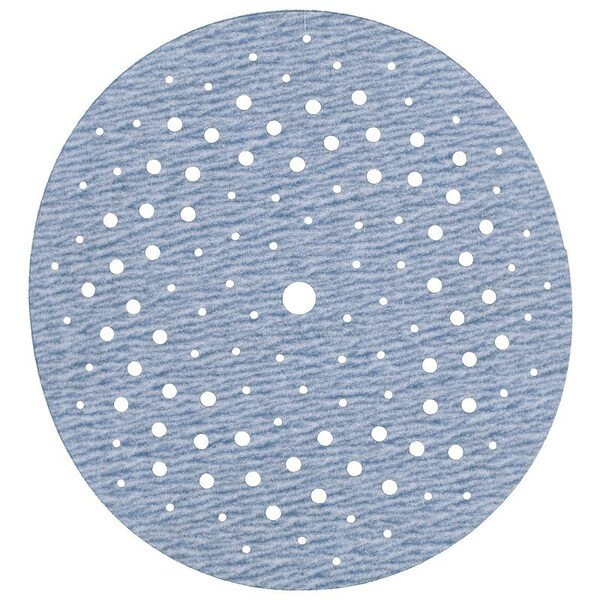 Norton Co 0 Sanding Disc, 5 in Dia, 1116 in Arbor, Coated, P320 Grit, Extra Fine, Alumina Ceramic Abrasive - 3217