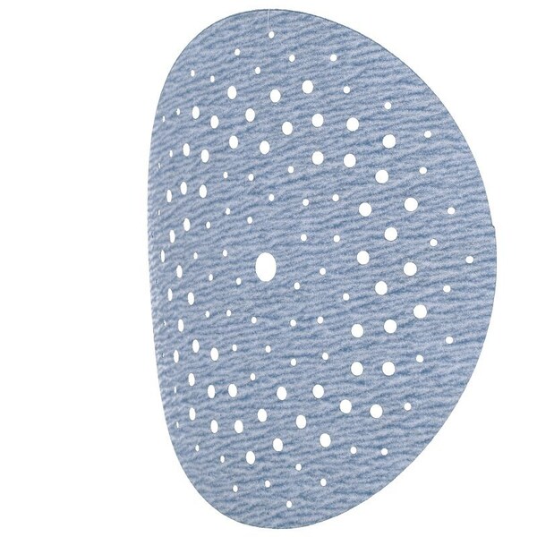 Norton Co 0 Sanding Disc, 5 in Dia, 1116 in Arbor, Coated, P320 Grit, Extra Fine, Alumina Ceramic Abrasive - 3217