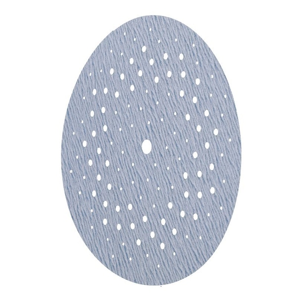 Norton Co 0 Sanding Disc, 5 in Dia, 1116 in Arbor, Coated, P220 Grit, Very Fine, Alumina Ceramic Abrasive - 3227