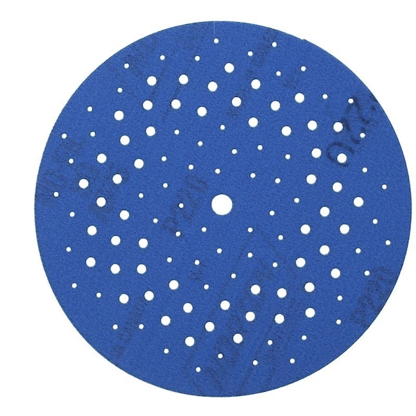 Norton Co 0 Sanding Disc, 5 in Dia, 1116 in Arbor, Coated, P220 Grit, Very Fine, Alumina Ceramic Abrasive - 3227