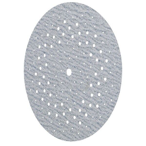 Norton Co 0 Sanding Disc, 5 in Dia, 1116 in Arbor, Coated, P80 Grit, Coarse, Alumina Ceramic Abrasive, Spiral - 3223