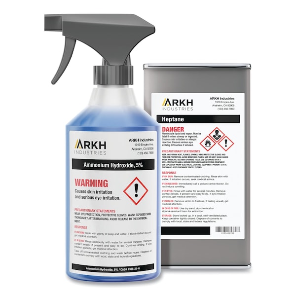 Avery UltraDuty Chemical Waterproof and UV Resistant Label, 3.5x5, Wt, PK200 - 60503
