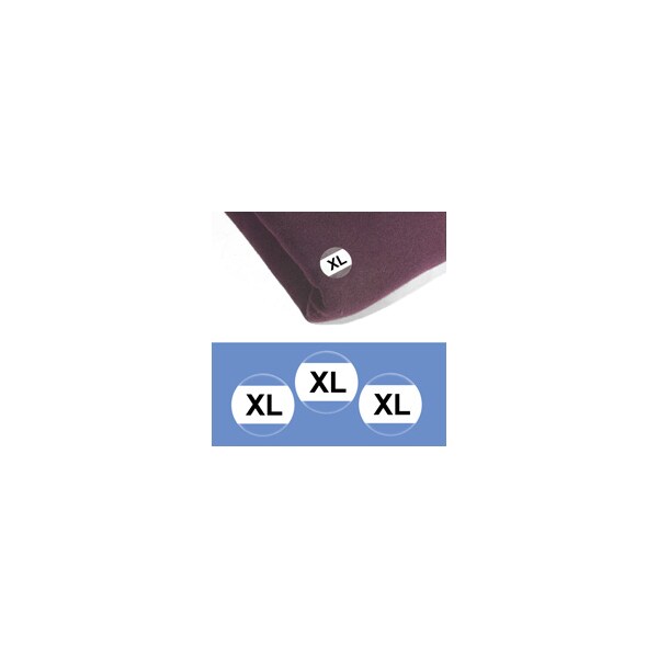 Specialty Store Services Size Xl Self Adhesive Size Labels - 5738