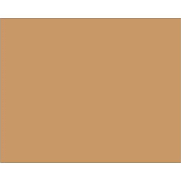 Bondad 8 x 10 in. - Kraft Block Out Labels, Kraft - Roll of 250 - BO2819973