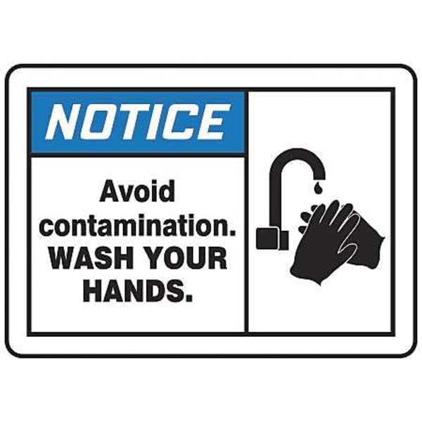 Accuform Safety Label, 5 In. W, 3-1/2 In. H, PK5 - LRST801VSP