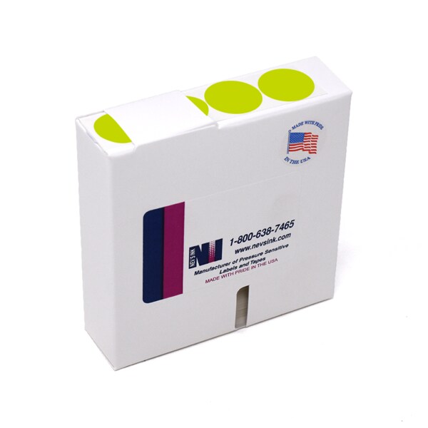Nevs 1-1/4" Color Coding Dots Chart - Roll Form - DOT-114RL CHART