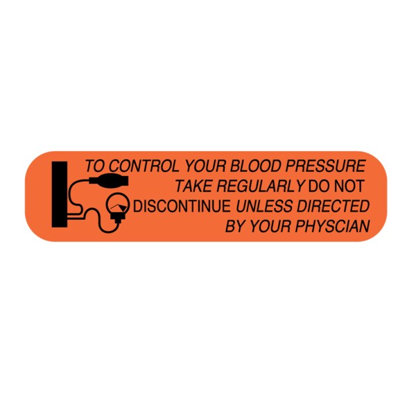 Nevs To Control Your Blood Pressure Take… 3/8" x 1-1/2" - PAUX-127