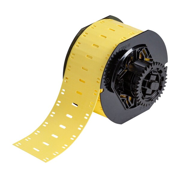 Brady Cable Tags 0.39in H x 2.36in W Thermoplastic Polyether Polyurethane Yellow 750/RL - B33-60X10-7643-YL