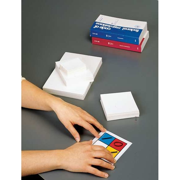 Brady Label Overlay, 4-1/2 In x4-1/2 In, PK100 - 60324