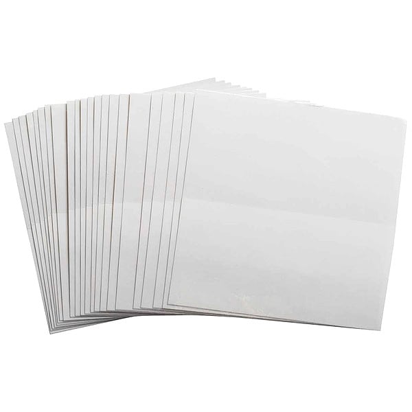 Brady Label Overlay, 4-1/2 In x4-1/2 In, PK100 - 60324