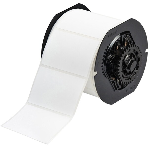 Brady B33 Series Weather Resistant Outdoor Polyester Labels 2 in H x 3 in W WT 750/RL - B33-19-8591-WT