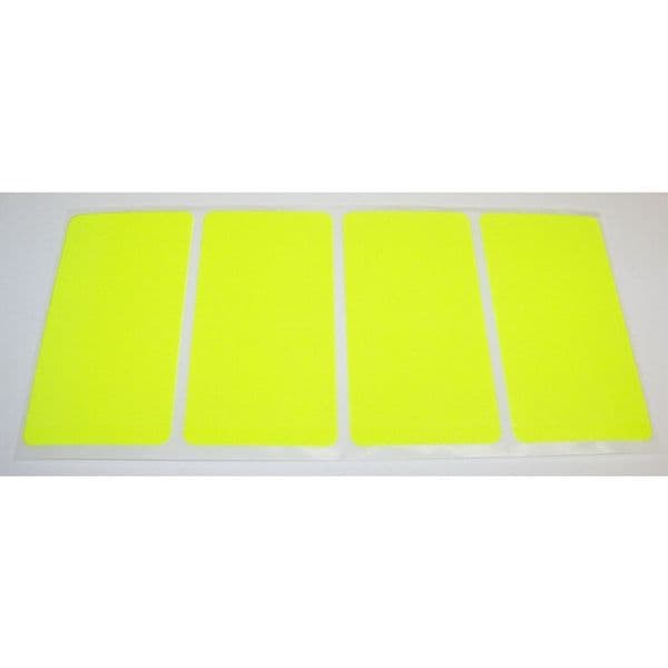 Badger Tag & Label Self-Laminating Label, 1-1/2x3 In., PK500, 6995Y - 6995Y