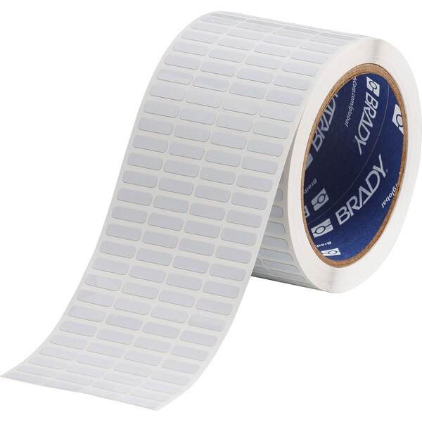 Brady 1 mil Polyimide Circuit Board Labels 0.2 in H x 0.65 in W White 10000/RL - THT-14-729-10