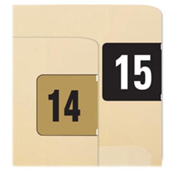 Made-To-Stick Year Labels - Color Coded - 2015 - 1.5 in. x .75 in. - 500-RL-BK - MA3747963