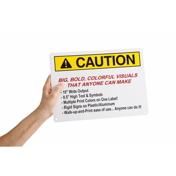 Brady Label, Red/Yellow/Blue/White, Labels/Roll: 60 - 130809