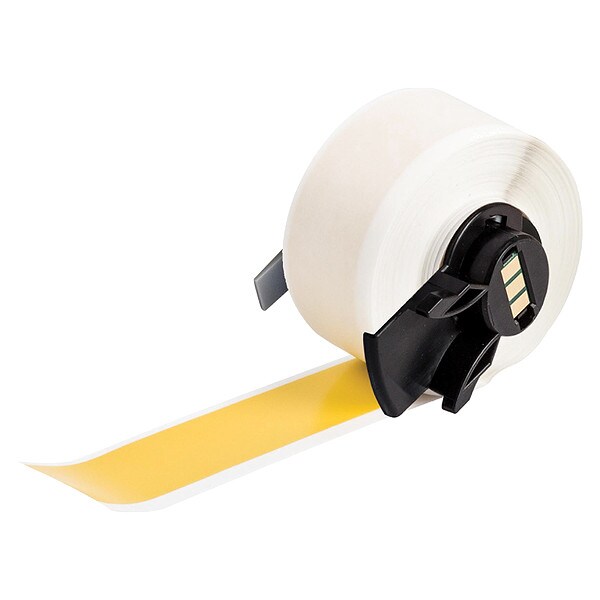 Brady Label, 1 29/32 in W, Outdoor, Yellow - M6C-1900-439-YL