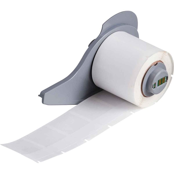 Brady Label, 1 in W, Clear; White - M7-31-427