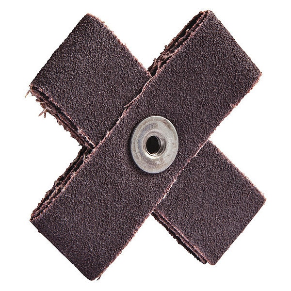 Merit Cross Pad, Aluminum Oxide, 80 Grit, Coated Type, R228 - 08834182140