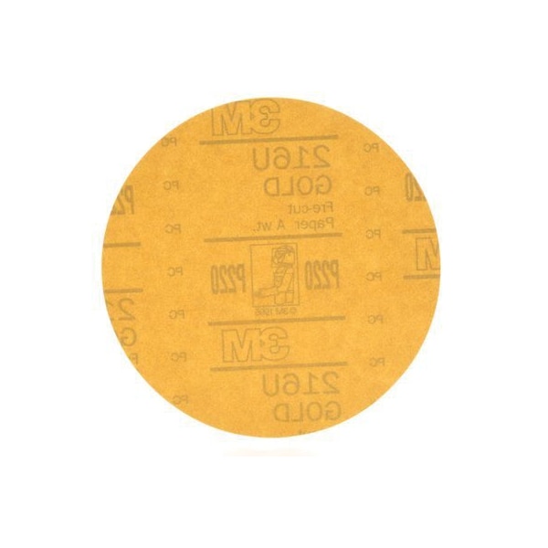 3M 3M Hookit Gold Disc 216U, 00978, 6 in, P220A, 100PK - 7000119716