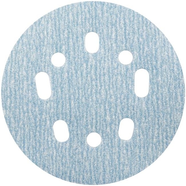 Norton Co Norton 1931310 ProSand 5 in. Ceramic Alumina Hook & Loop 5 & 8 Hole UVH Sanding Disc; 320 Grit Extra Fine - Pack of 50 - 1931310