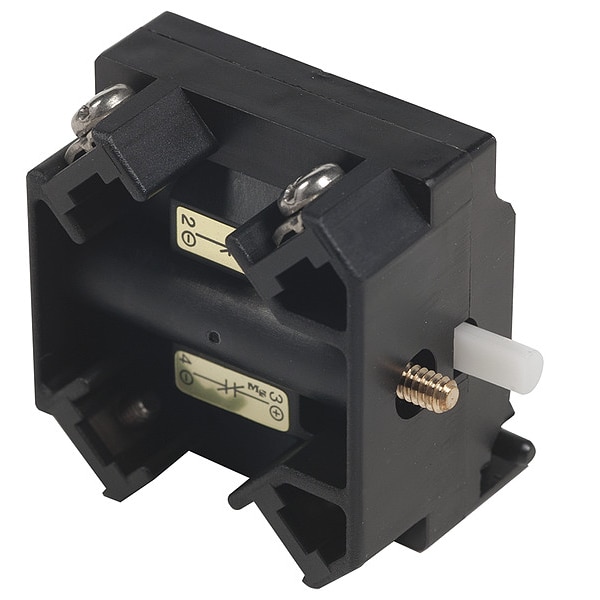 Bloque de contacto Schneider Electric, negro, 2NC, 30 mm - 9001KA54