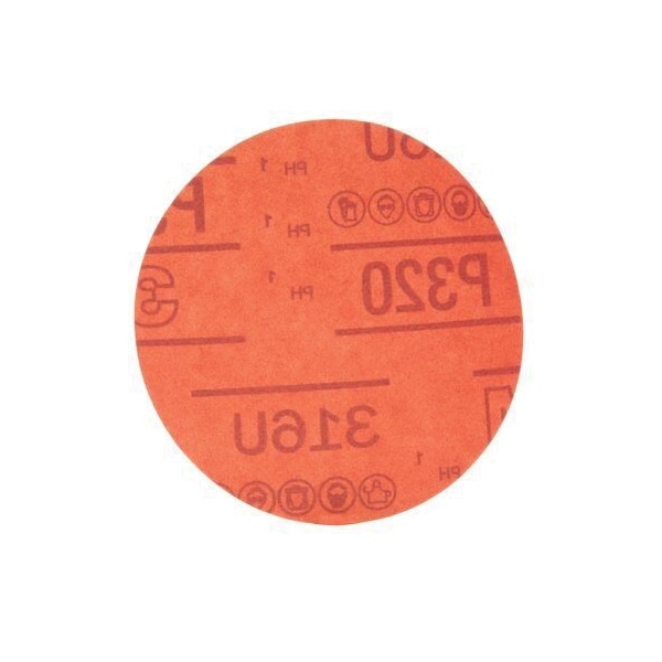 3M 3M Red Abrasive Hookit Disc, 01295, 5 in, P320, 50PK - 7000119857