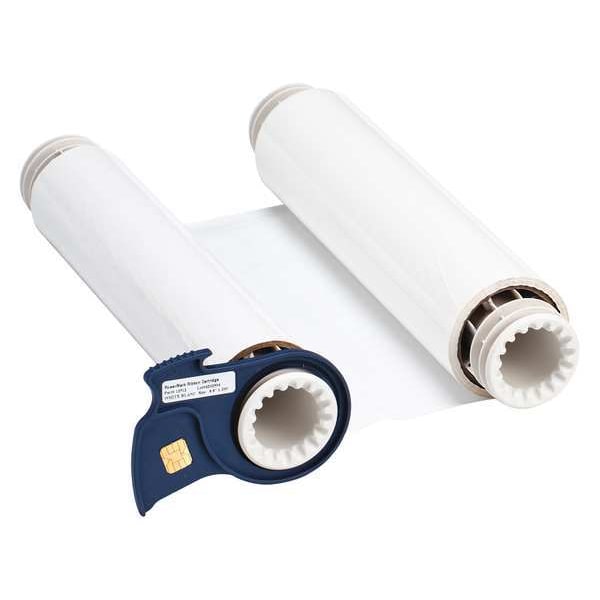 Brady Ribbon Cartridge, 8-3/4" W, 200 ft. L, White - 13512