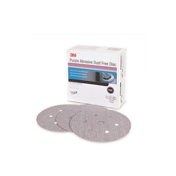 3M 3M Purple Abrasive Disc D/F, 30787, 6 in, 36E5, 25PK - 7010362788