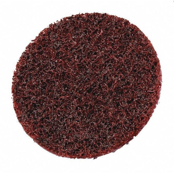 Scotch-Brite Hook-and-Loop Surface Conditioning Disc, 1-1/2" Dia, No Hole, Aluminum Oxide, Not Applicable Grit - 7010364310