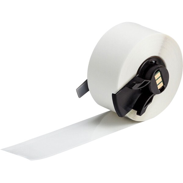 Brady Label, 1 in W, Indoor, Clear - M6C-1000-432