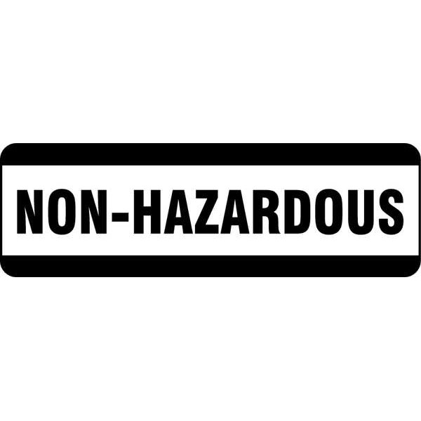 Harris Industries Label, 2-7/8 In. W, 7/8 In. H, PK500, LB132309 - LB132309