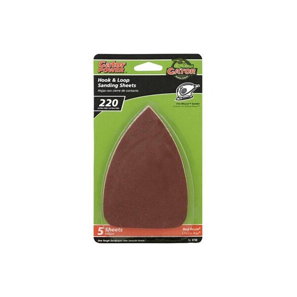 Gator Finishing 5PK 35x5 220G Sheet - 3730