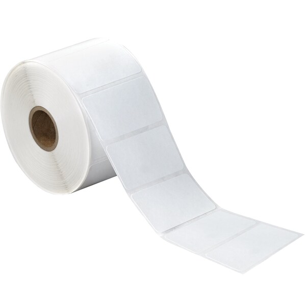 Tape Logic 2 1/4 x 1 1/4in White Removable Direct Desktop Thermal Labels, 12PK - THD104R