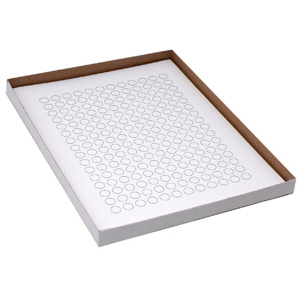 Globe Scientific Label Sheets, Cryo, 9.5mm Dots, for 0.5-1.5mL Tubes, 20 Sheets, 192 Labels per Sheet, Yellow, 3840PK - LCS-D95Y