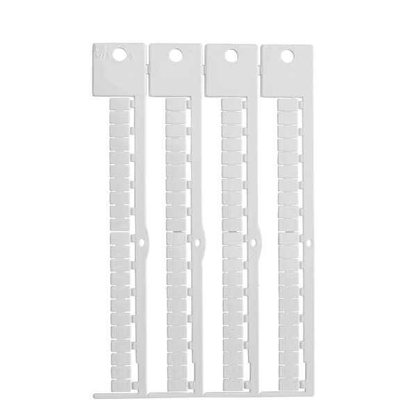 Brady Terminal Block Tag Polycarbonate 8.00 mm H x 5.00 mm W Box of 1408 Pieces, 1408PK - SA5465