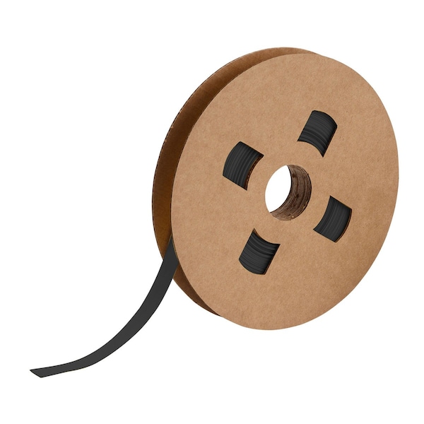 Brady PermaSleeve Heat Shrink Wire and Cable Continuous Labels for 3in Core Printers - 1/2in Dia Black - PS-C-500-BK
