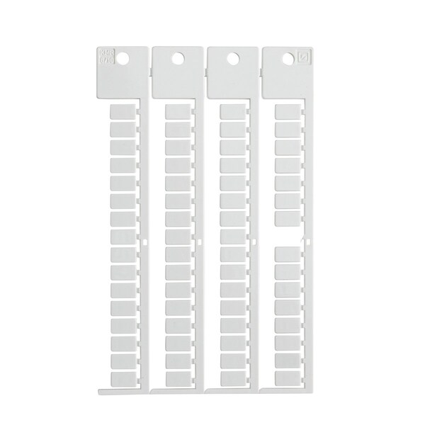 Brady Terminal Block Tag Polycarbonate 10.00 mm H x 6.00 mm W Box of 1024 Pieces, 1024PK - SA4390