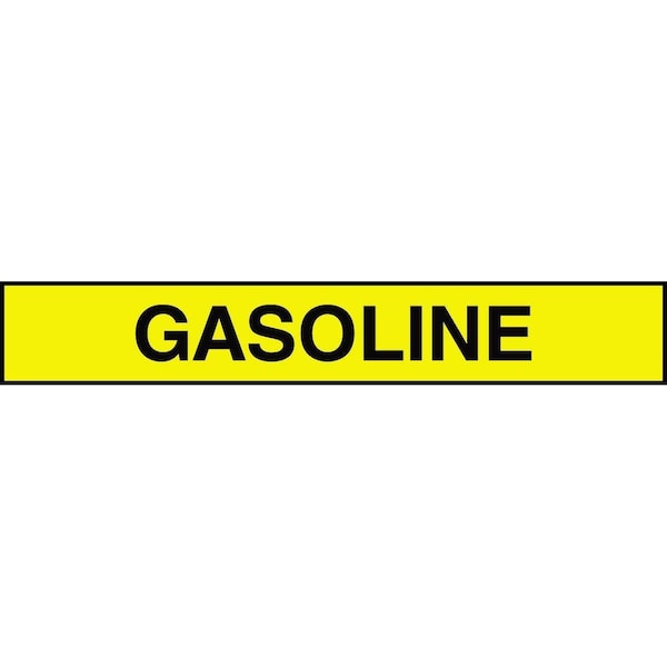 Accuform Accuform "Gasoline" Adhesive Tank and Pipe Label - XF1117