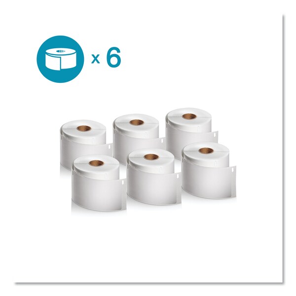 Dymo LW Shipping Labels, 2.31 x 4, White, 300/Roll, PK6 - 2050765