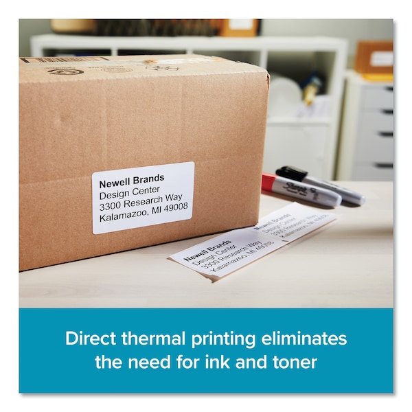 Dymo LW Shipping Labels, 2.31 x 4, White, 300/Roll, PK6 - 2050765