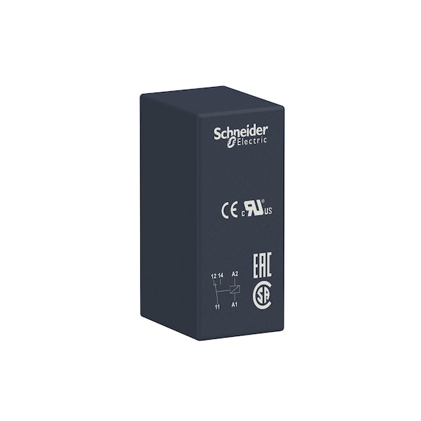 Relevador de conexión eléctrica Schneider Electric, 120V AC en bobina, 1 contacto normal abierto (C/O) - RSB1A120F7