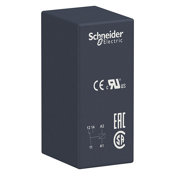 Relevador Schneider Electric, 240V AC Voltios de Bobina, Cuadrado, 5 Pines, 1 C/O - RSB1A120U7