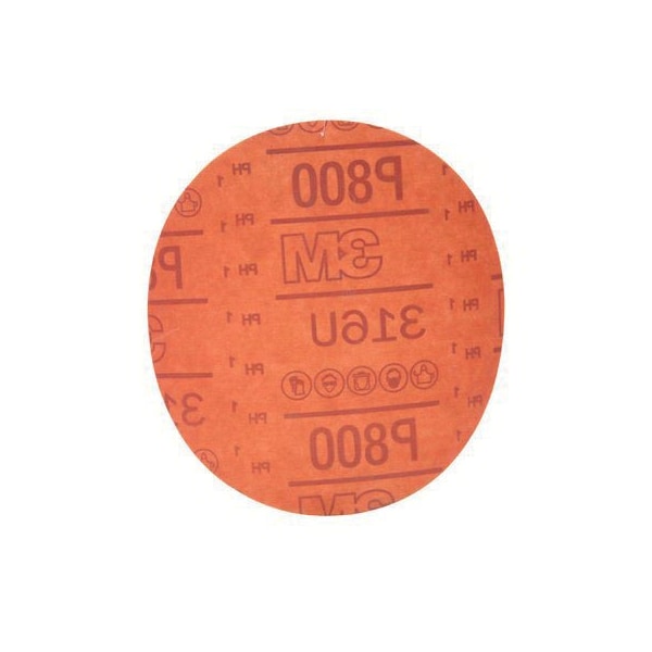 3M 01187, HOOK RED DISC, 316U, 6XNH, P800A, 50PK - 7000119779