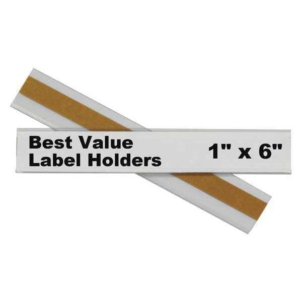 C-Line Products Label Holder, Self Adhesive, 1"L, PK50 - 87627
