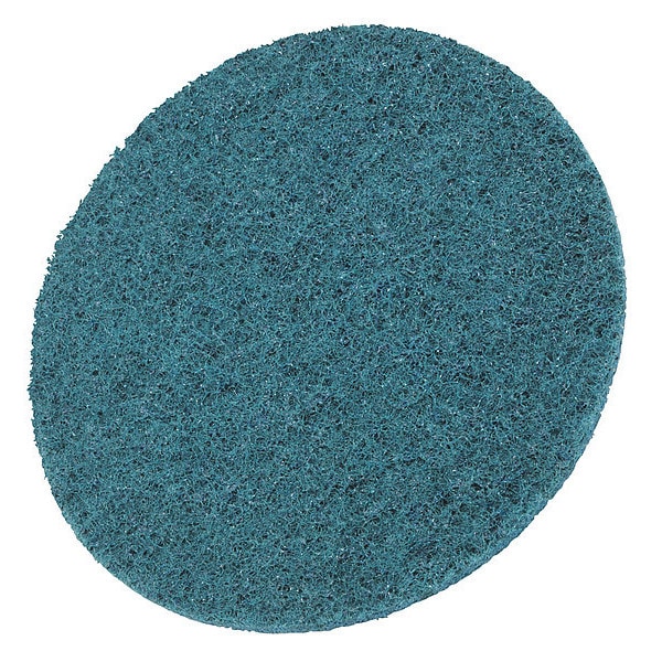 Scotch-Brite Hook-and-Loop Surface Conditioning Disc, 6" Dia, No Hole, Aluminum Oxide, Not Applicable Grit - 7100134242